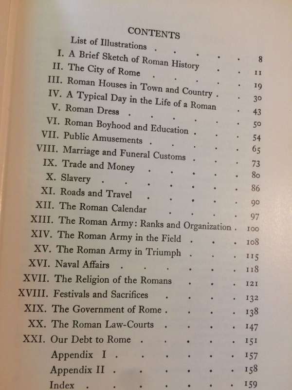 Everyday Life in Rome: In the Time of Caesar and Cicero - HA Treble & KM King (1967 Hardcover Ex)