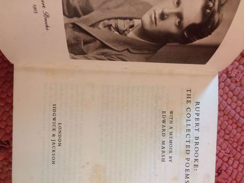 Rupert Brooke: The Collected Poems with a Memoir (1947 Hardcover RARE)