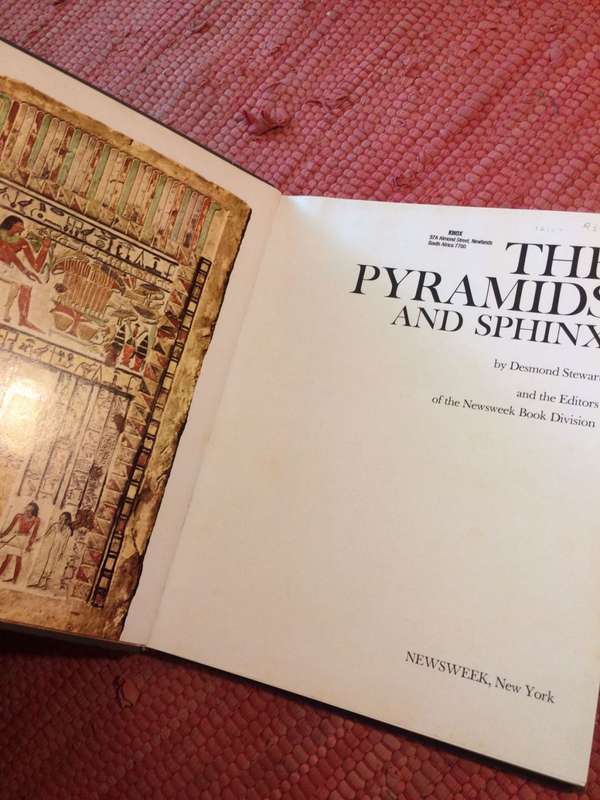 The Pyramids and Sphinx: Egypt under the Pharaohs - Desmond Stewart (1971 1st Edition Hardcover)
