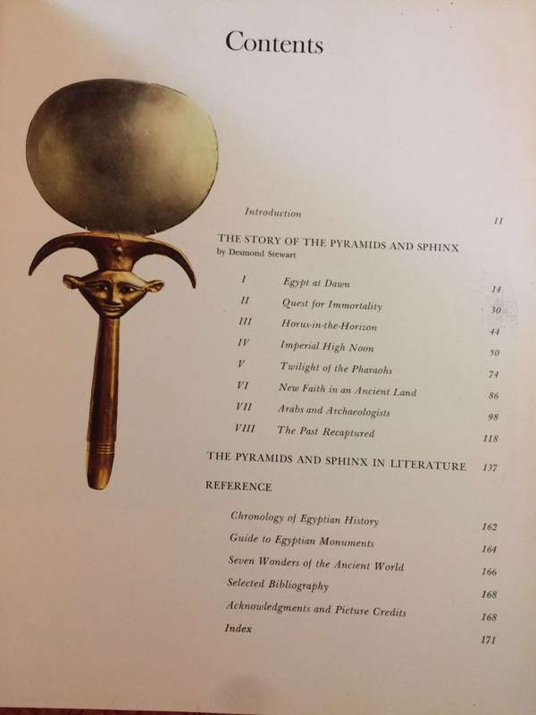 The Pyramids and Sphinx: Egypt under the Pharaohs - Desmond Stewart (1971 1st Edition Hardcover)