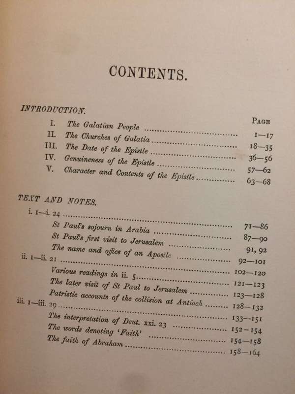 Saint Paul's Epistle to the Galatians - JB Lightfoot (1902 HARDCOVER)