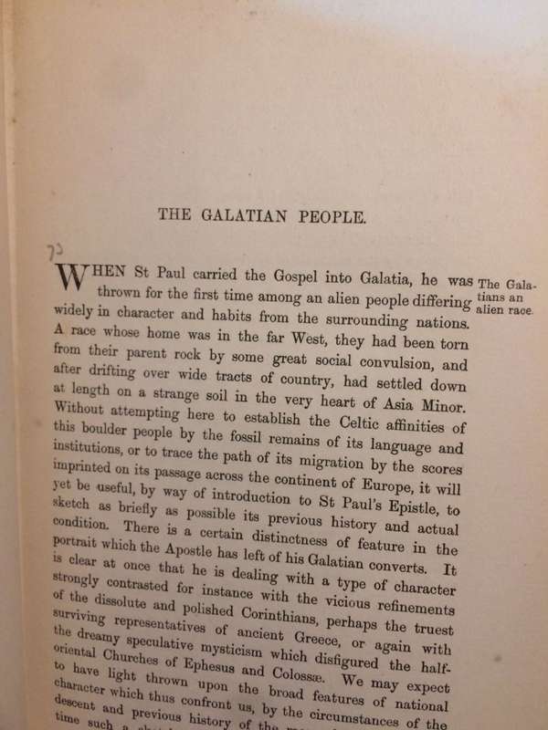 Saint Paul's Epistle to the Galatians - JB Lightfoot (1902 HARDCOVER)
