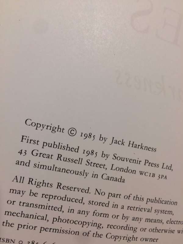 The Makers of Heavenly Roses - Jack Harkness (1985 1st Edition Hardcover)