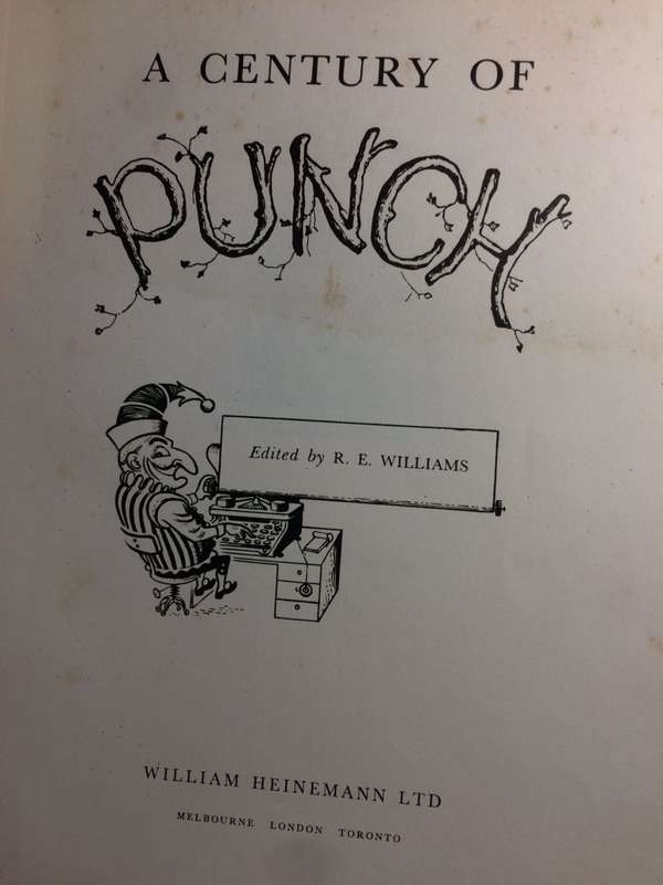 A Century of Punch - Edited by RE Williams (1956 HARDCOVER)