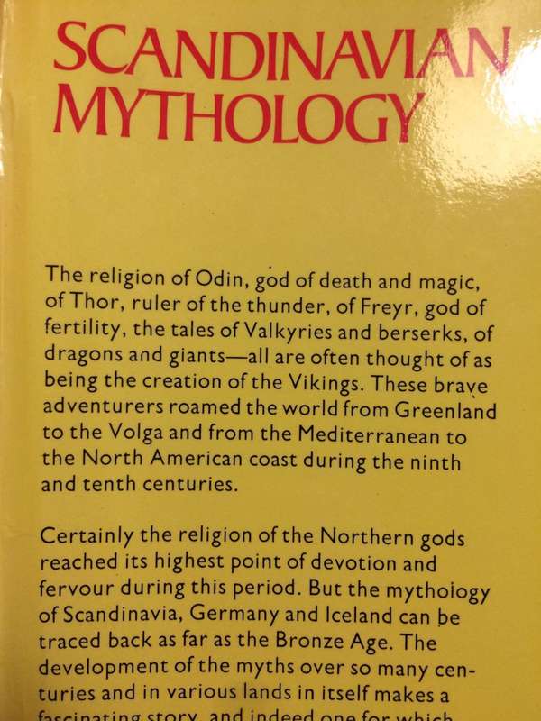 Scandinavian Mythology - HR Ellis Davidson (1969 1st Edition Hardcover)