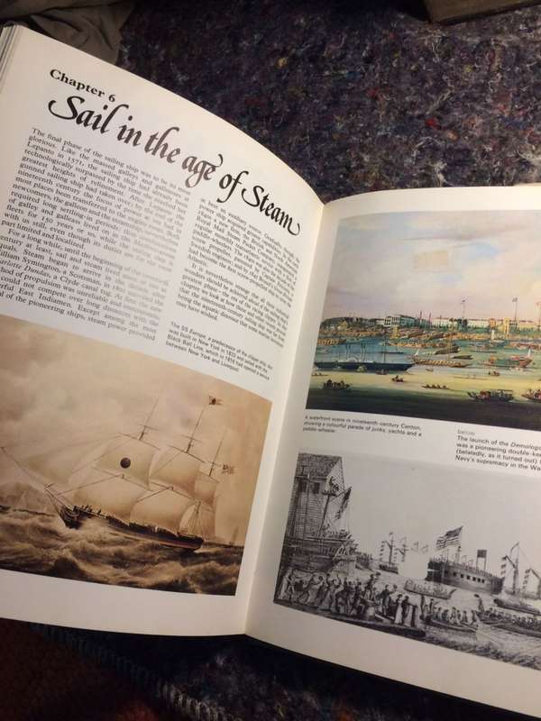 The Romance of Sail - Michael Leitch (1975 1st Edition Hardcover)