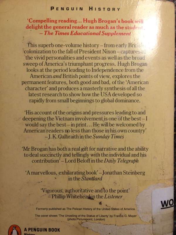 The Penguin History of the United States of America - Hugh Brogan