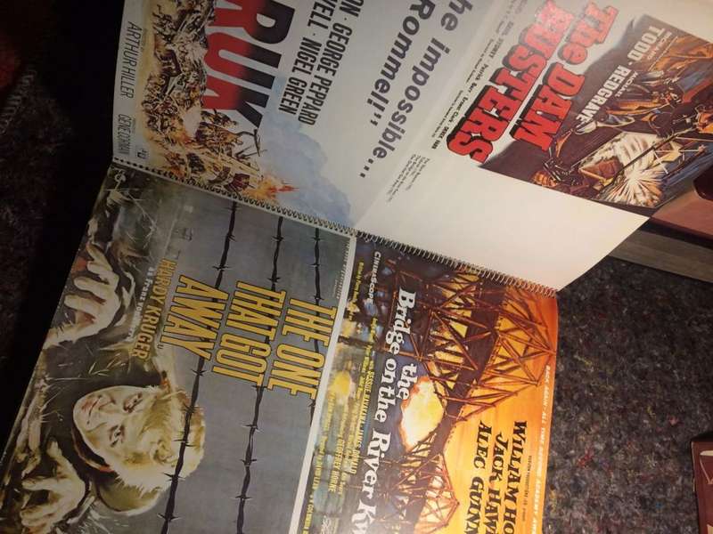 War Movies - Tom Perlmutter (1974 HUGE Format POSTERS PULL-OUTS +)
