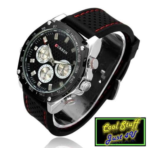 CURREN MILITARY MEN'S QUARTZ WRIST WATCH!!!