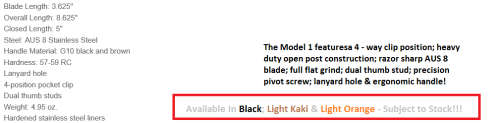 TACTICAL SURVIVAL / HUNTING & CAMPING FOLDING KNIFE!!!