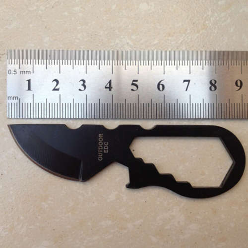 MINI SURVIVAL MULTI TOOL / BOTTLE OPENER / WRENCH & POCKET KNIFE!!!
