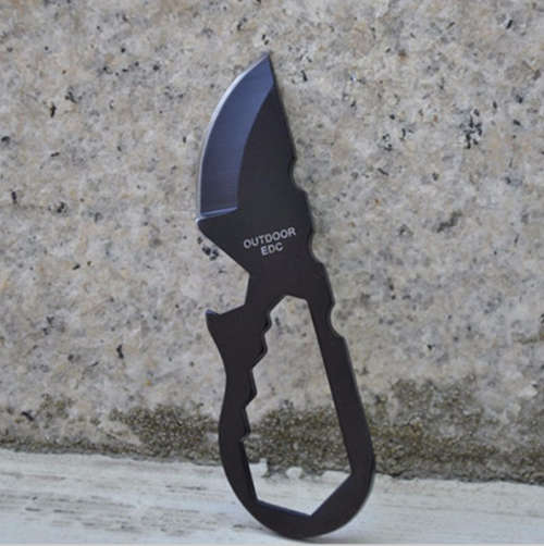 MINI SURVIVAL MULTI TOOL / BOTTLE OPENER / WRENCH & POCKET KNIFE!!!