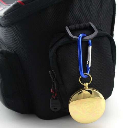 CLASSIC VINTAGE BRASS STYLE POCKET COMPASS - VERY NICE GIFT!!!