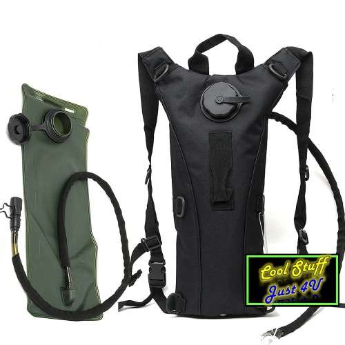 CAMPING; HUNTING; CYCLING & HIKING - BLACK KMS BLACK 2.5 LITER HYDRATION PACK!!!