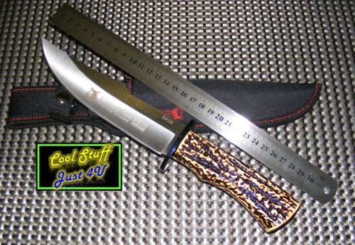 SA56 COLUMBIA FIXED BLADE HUNTING KNIFE WITH SHEATH!