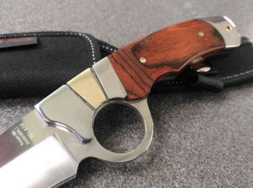 A10 COLUMBIA FIXED BLADE KNIFE WITH SHEATH!