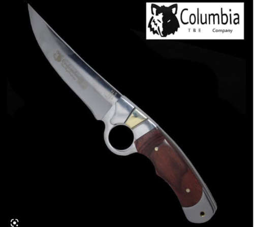A10 COLUMBIA FIXED BLADE KNIFE WITH SHEATH!