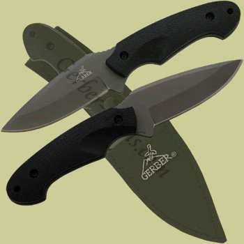 GERBER 22-41795 PROFILE FIXED BLADE KNIFE & SHEATH - AWESOME!!!