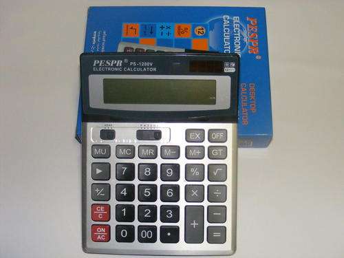 LARGE ELECTRONIC DESKTOP CALCULATOR - PS-1200V PRICED TO GO!!!