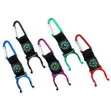 SET OF 2 CARABINER / COMPASS/ WATER BOTTLE CLAMP - IDEAL FOR HIKING OR BIKING ***HOT ITEM***