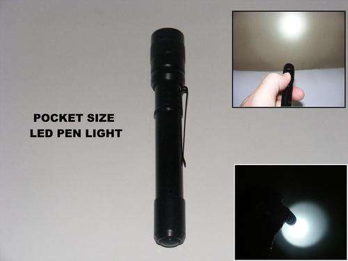120 LUMENS POCKET SIZE PEN LED LIGHT TORCH WITH ALUMINIUM ALLOY BODY - VERY BRIGHT!!!