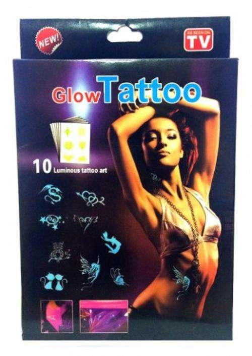 HIGH QUALITY FASHIONABLE GLOW IN THE DARK STICKER / PERSONALISED TEMPORARY TATTOO PACKAGE!!!