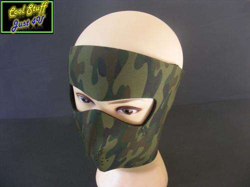 CAMO AIRSOFT / PAINT BALLING TACTICAL FACE PROTECTION MASK *** NEW PRODUCT***