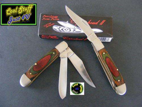 FLYING FALCON DOUBLE BLADED FOLDING KNIFE!!!