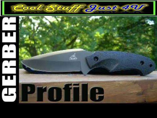 FIXED PROFILE KNIFE WITH BELT STRAP SHEATH!!!