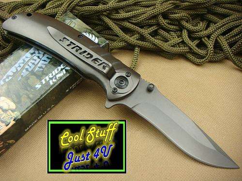 STRIDER TITANIUM COATED 318 FOLDING POCKET KNIFE!!!