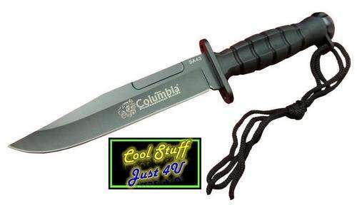 THE COLUMBIA SA43 FIXED BLADE WITH PARACORD SLING & SHEATH***HOT ITEM***