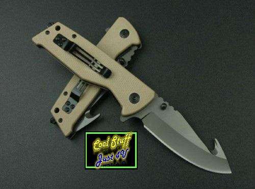 BERETTA X23 HUNTING; SKINNING FOLDING KNIFE; KAKI SAFARI COLOUR *** AWESOME KNIFE***
