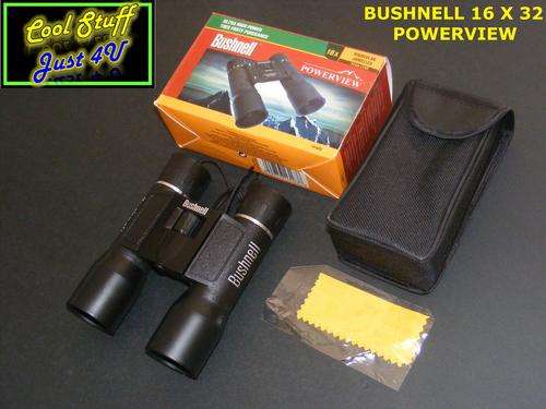BUSHNELL 16 x 32mm POWERVIEW; WEATHER RESISTANT; ROOF PRISM BINOCULAR!!!