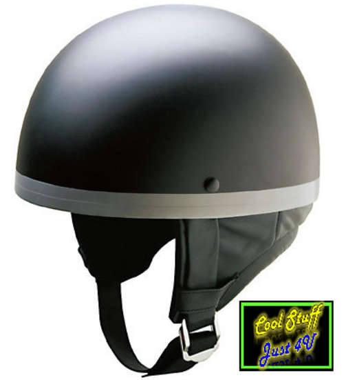 HCI S-380 MATT BLACK BIKERS HALF HELMUT ***HOT ITEM***
