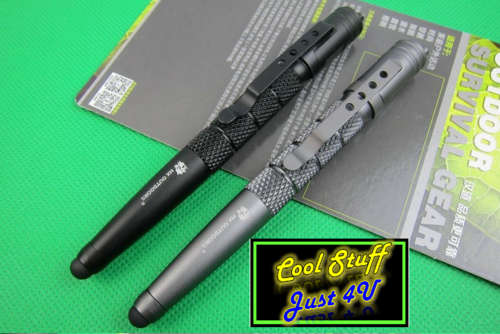 Multifunctional Tactical Pen Defence Survival tools; Survival aluminium Pen with super led light!!!