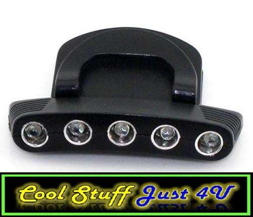 5 LED CAP DOUBLE MODE LIGHT  - COMPACT; BRIGHT & EFFECTIVE!!!