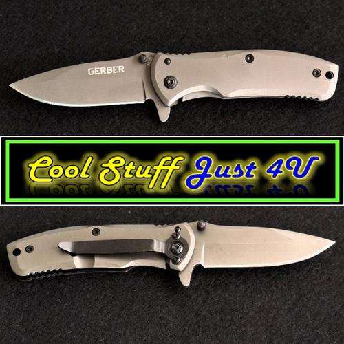 FINE EDGE POCKET KNIFE - "342B" TANIUM SURFACE BLADE!!!