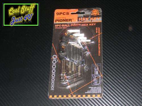 9 PIECE HEX ALLEN KEY SET!!!
