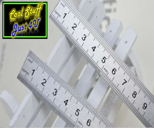 SET OF 2 x 30CM / 12 INCH STEEL RULERS!!!