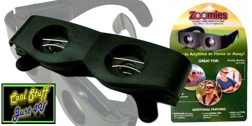 THE ZOOMIE - HANDS FREE BINOCULARS WITH UP TO 400% MAGNIFICATION!!!