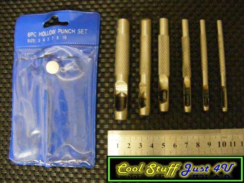 6 PIECES HOLLOW PUNCH SET!!!