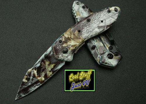 CAMOUFLAGED X04 FOLDING CAMPING KNIFE!!!