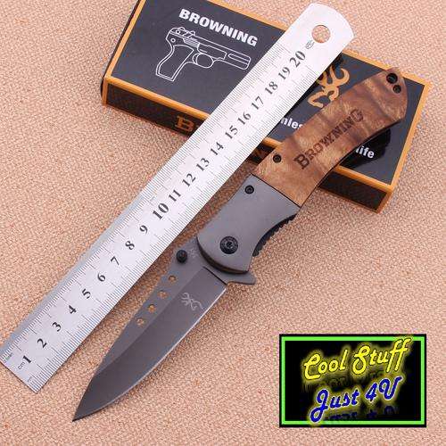 351 LARGE FOLDING KNIFE WITH TITANIUM COATING - HIGH QUALITY PRODUCT!!!