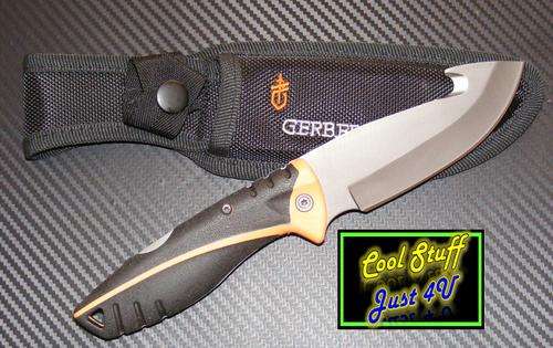 LARGE HUNTING GUTHOOK FIXED BLADE KNIFE WITH SHEATH!!!