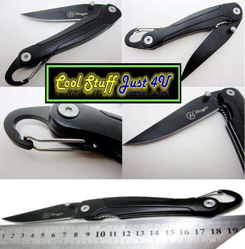 LARGE POCKET KNIFE WITH CARABINER!!!