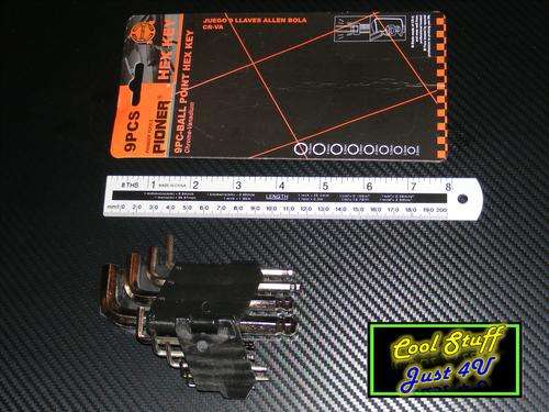9 PIECE HEX ALLEN KEY SET!!!