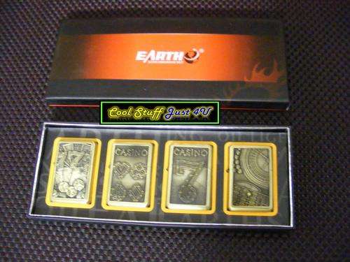 EARTH STAR LIGHTER SET - CASINO ROYAL SERIES!!!