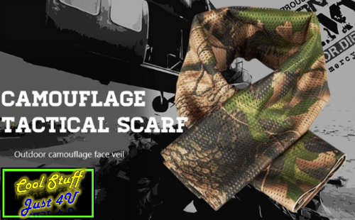 BUSH CAMO HUNTING / TACTICAL MILITARY / SNIPER SCARF & VEIL!!!