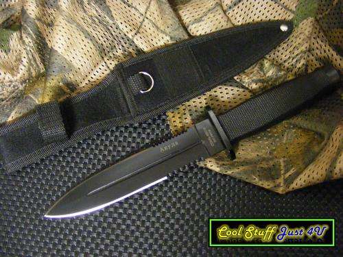 THE AKYJIA 65X13 - LARGE DOUBLE EDGED & SERRATED DAGGER!!!