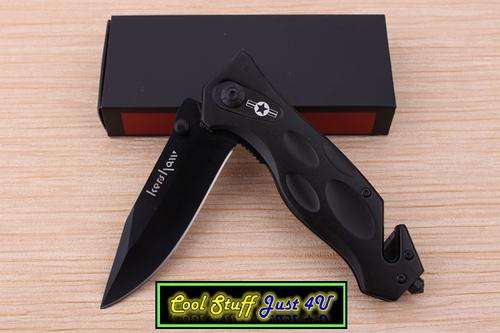 KERSHAW B049 BLACK US MILITARY FOLDING KNIFE!!!